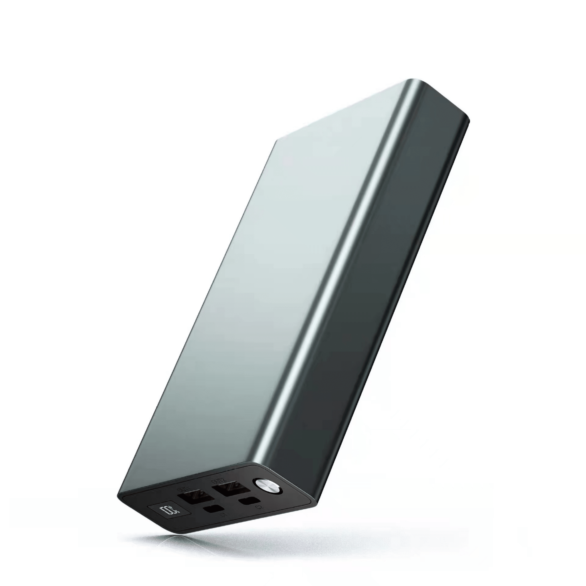 Baterie externă 20000mAh 100W, 2x USB - C & 2x USB - A, Negru - Voltres